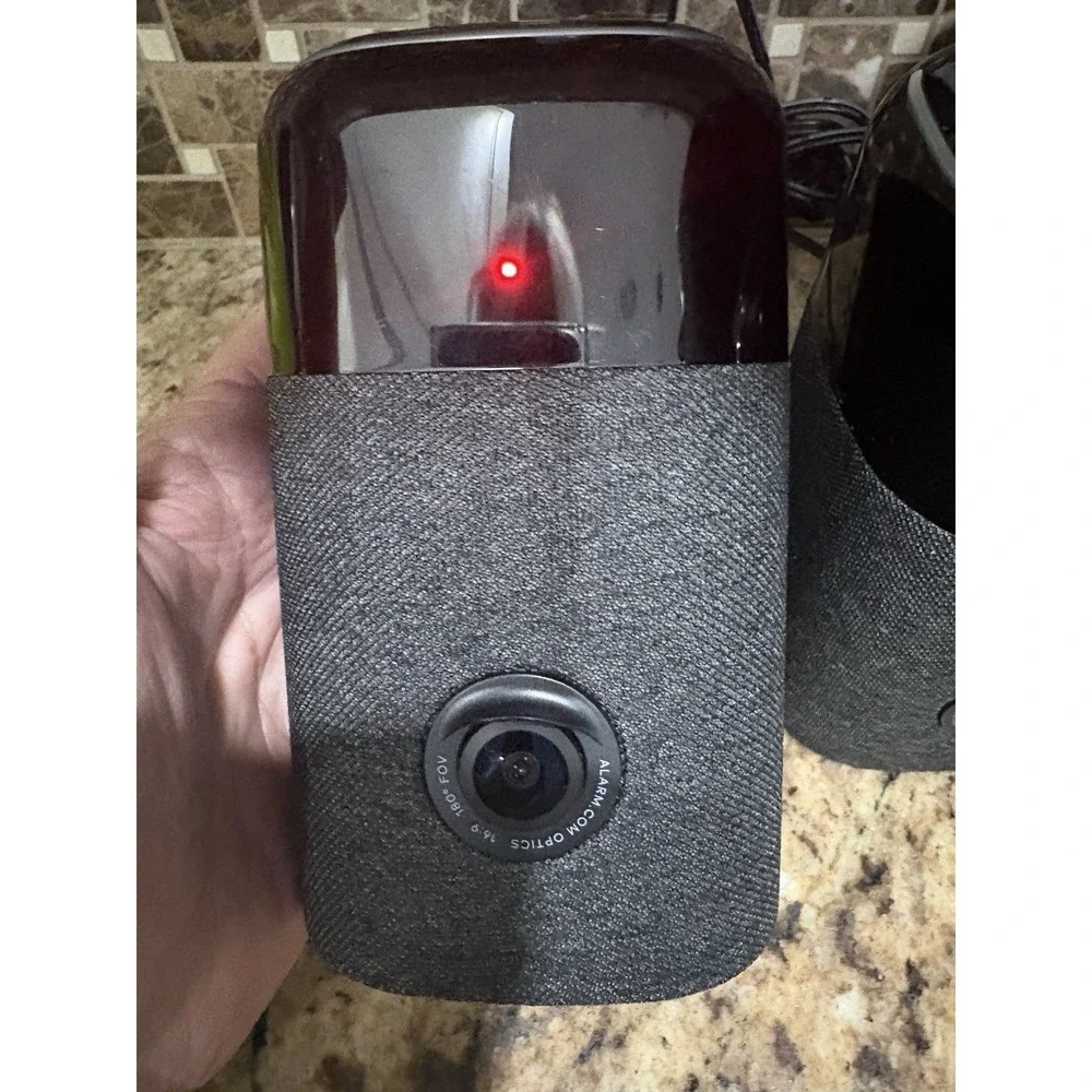 Alarm.com Optics Indoor IP Camera 16:9 180° FOV Wired w/ Power Adapter set of 2